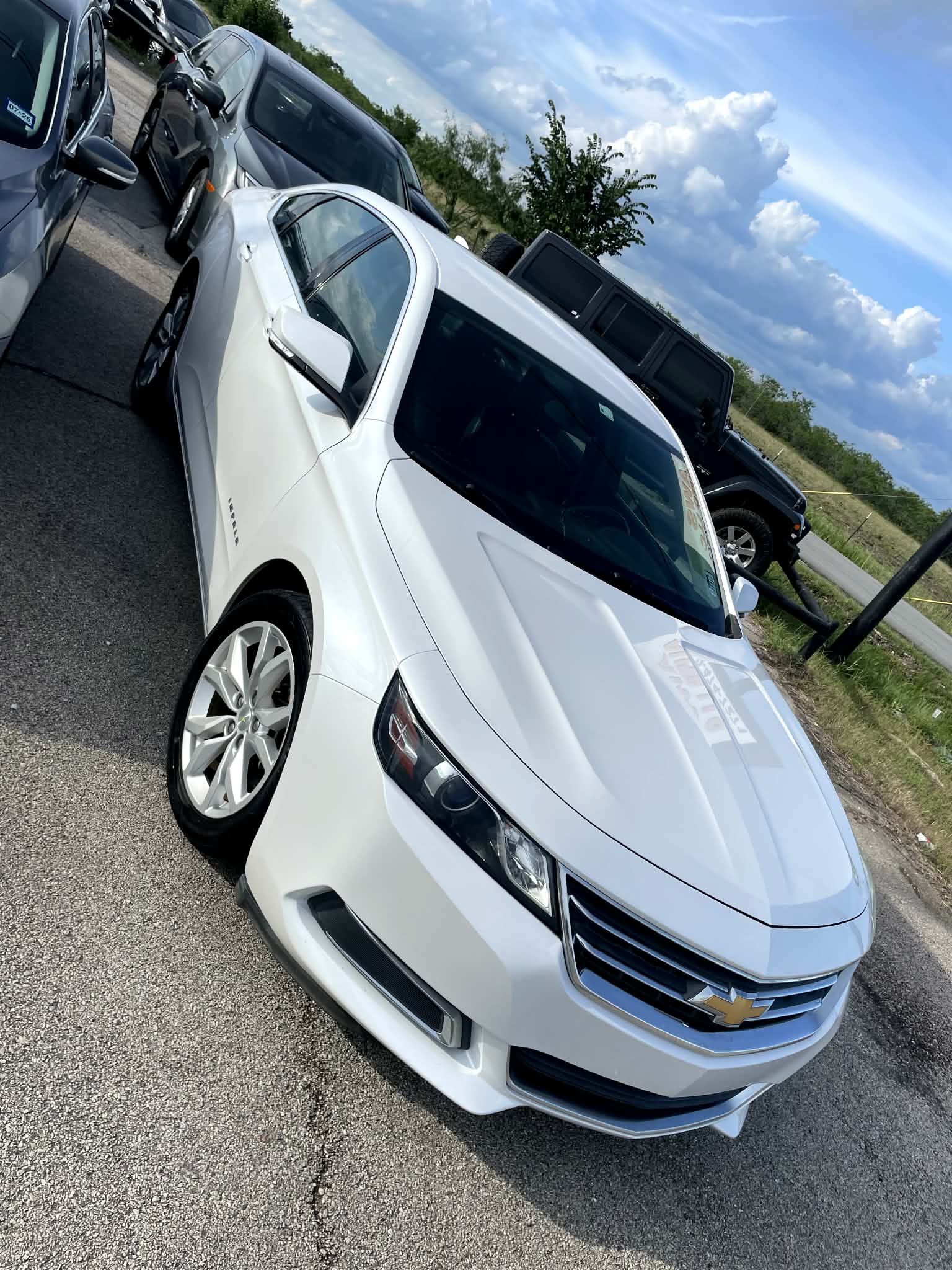 Detailed white Chevrolet Impala